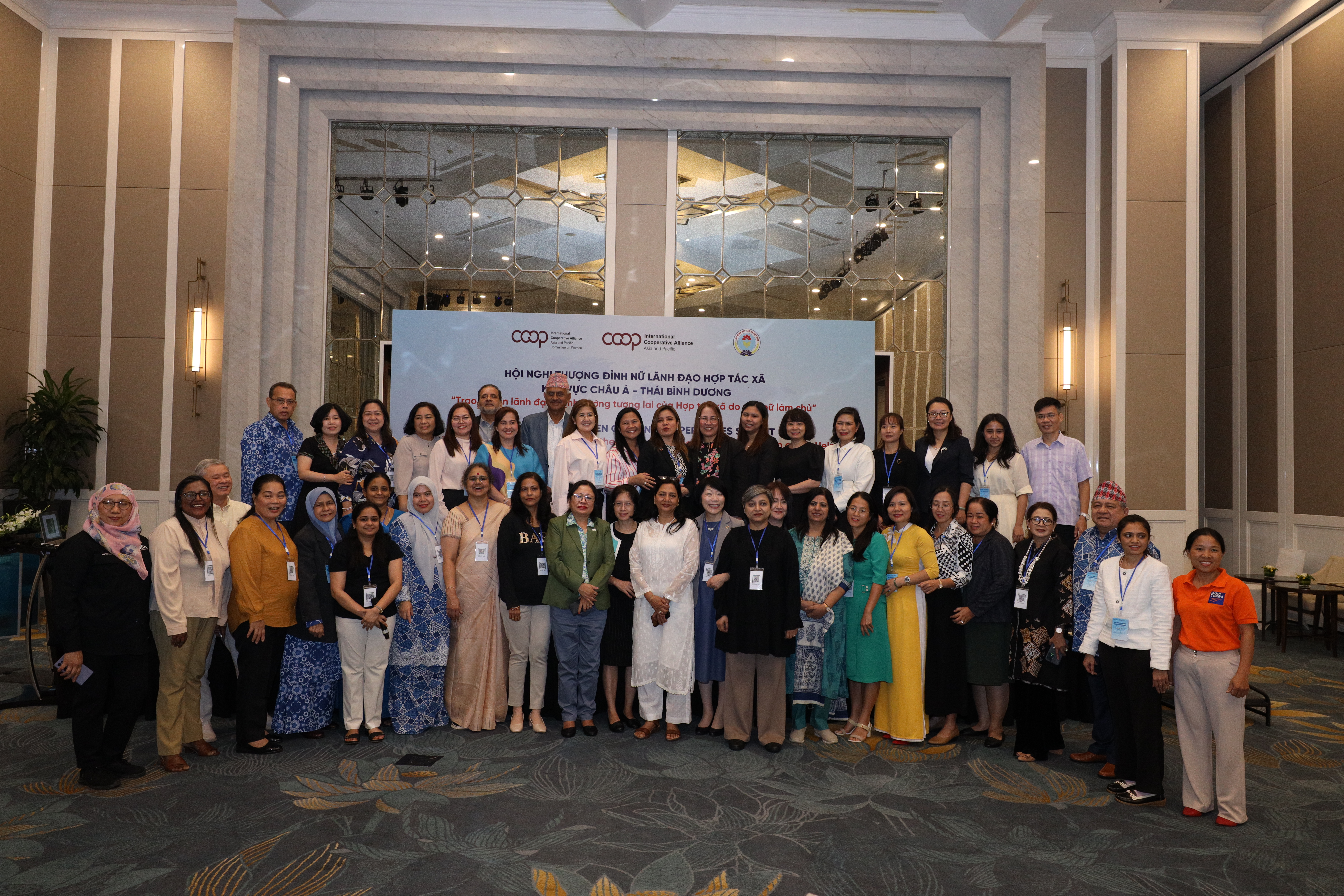 Participants in an online forum for International Women’s Day